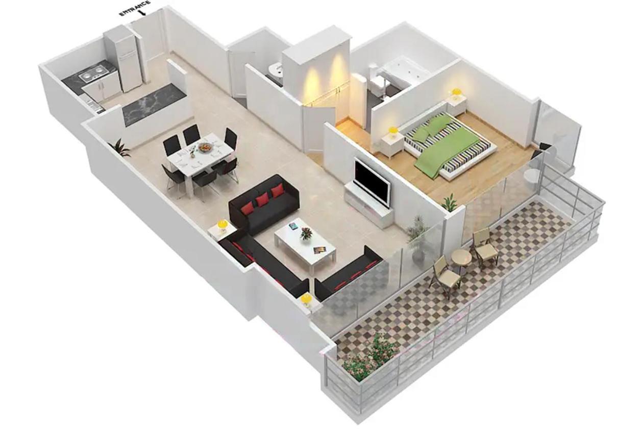 Lux Liv Contemporary Full Marina View *